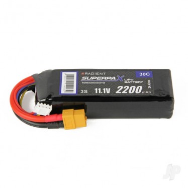 Radient LiPo 3S 2200mAh 11.1 V 30X XT60 RDNB22003S30XT60