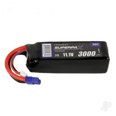 Radient LiPo 3S 3000mAh 11.1V 30C EC3 RDNB30003S30