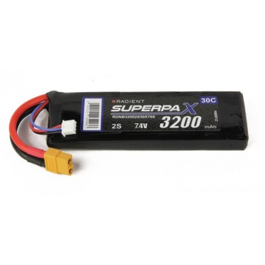 Radient LiPo 2S 3200mAh 7.4V 30C XT60 RDNB32002S30XT60