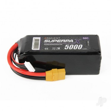 Radient LiPo 6S 5000mAh 22.2V 50C XT90  RDNB50006S50CXT90