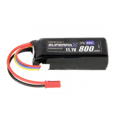 Radient LiPo 3S 800mAh 11.1V 30C JST RDNB8003SJ30