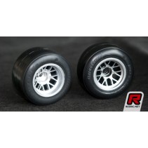 Ride Front F1 Rubber Tyre Pre-Glued for F-104 ETS 1pr RI-26022