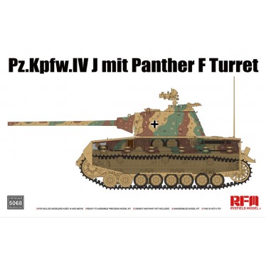 RYEFIELD MODELS 1/35 PZ.KPFW.IV J MIT PANTHER F TURRET RM5068