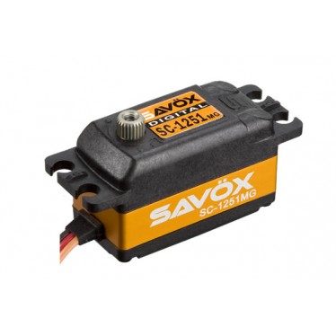 Savox Digital Low Profile Servo 9.0Kg@6V SAV-SC1251MG