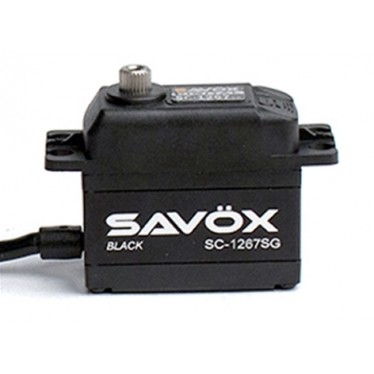 Savox SAV-SC1267SGB HV Black Edition Standard Digital Servo 21Kg@7.4V (LiPo)