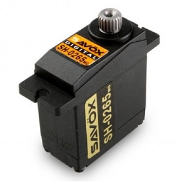 SAVOX MICRO SIZE DIGITAL SERVO 2.4KG@6V 0.075sec HELI/PARKFLY SAV-SH0265MG