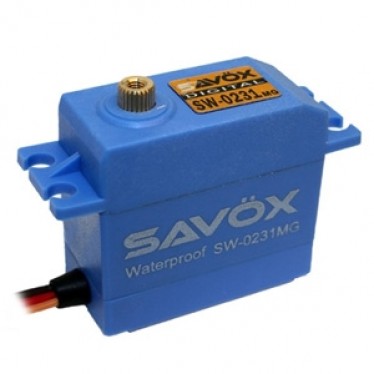 SAVOX WATERPROOF 'HIGH VOLTAGE' DIGITAL SERVO 15KG/0.17s@6V SAV-SW0231MG