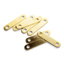 SRC50082 Simply RC Gold Plated, Battery Bar (22mm) (8 Pack) ..