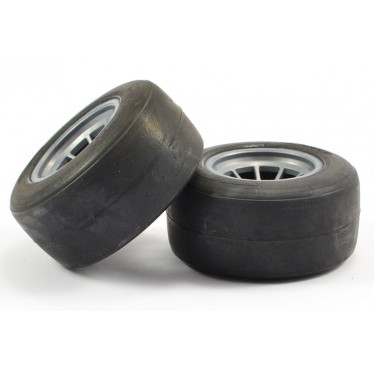 SWEEP 1/10 FORMULA1 FRONT PRE-GLUED TYRES MEDIUM (PR) SW-F1FMPG