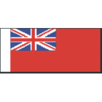 Fabric Flag A 20mm Modern Red Ensign GB03