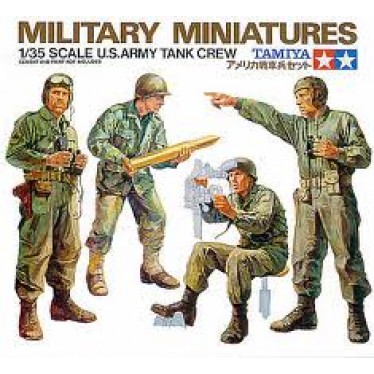 Tamiya 35004 US Tank Crew Model Figures Scale 1:35