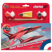 Airfix RAF Red Arrows Gnat 1:72 Starter Kit 55105