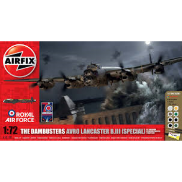 Airfix A50138 The Dambusters AVRO Lancaster B.III (Special) Gift Set 1/72