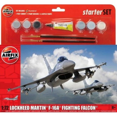 Airfix Lockheed Martin F-16A Fighting Falcon Gift Set A55312