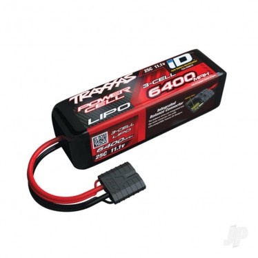 Traxxas 6400mAh 11.1V 3S 25C iD Power Cell LiPo Battery TRX2857X