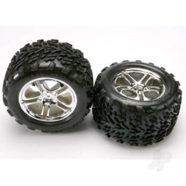 TRAXXAS WHEELS TYRES TALON 2PCS ASSEMBLED TRX5174