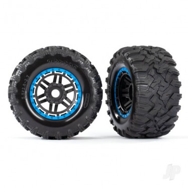 Traxxas Tyres and Wheels Assembled Glued Maxx MT TRX8972A