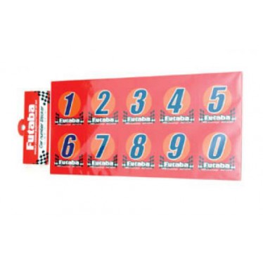 Futaba Racing Numbers (3 sets of 0-9) FDEC-20