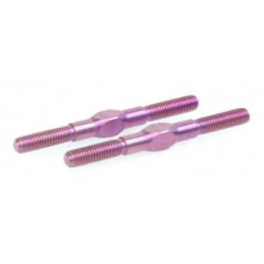 Schumacher U1905 Titanium Turnbuckle; purple - 35mm (pr)