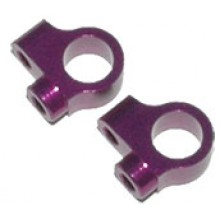 Alloy Body Post Mounts; Vertical purple (pr)