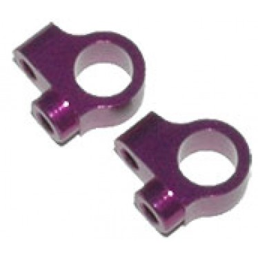 Alloy Body Post Mounts; Vertical purple (pr)