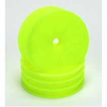 Schumacher Wheel; Med Front Fluro Yellow - 2WD U3765