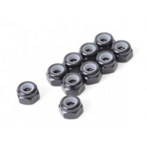 SPEED PACK - M3 Alloy Nyloc Nuts - Black - pk10