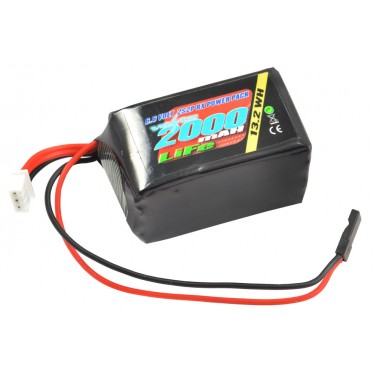 Voltz 2000mah 2S 6.6V RX Life Hump Battery Pack VZ0251