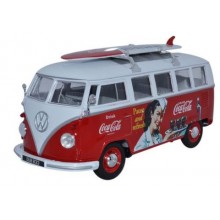 Oxford Diecast VW Bus Coca Cola - 1:24 Scale