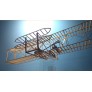 DW WRIGHT FLYER 500MM 1/18 SCALE STATIC BALSA KIT 1-DW-BALSAKIT-VC01