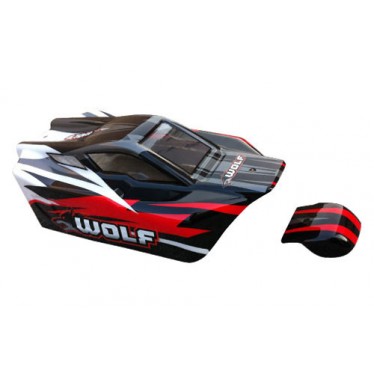 DHK Wolf Red/Black Body (PVC) Z-DHK8133-001R