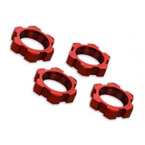 Traxxas Wheel Nuts splined 17mm serrated (4) Z-TRX7758R