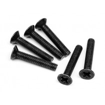 HPI Flat Head Screw M3x18mm (6) Z530