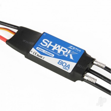 ZTW Shark Marine 80A BEC ESC 2-6LiPo water cooled ZTW9080201