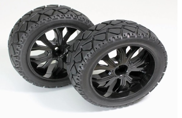 Absima 1:10 Buggy/Truggy Tires On-Road Black (2) 2500014